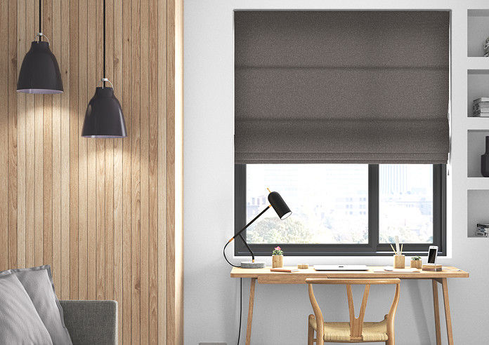 Devonshire, Light Grey - Roman Blind - Image 3